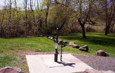 Mann Creek Campground Water spigot
