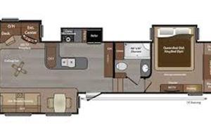 2017 Fifth wheel with 3 Slideouts