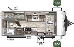 2021 Forest River RV Flagstaff E-Pro E19BH
