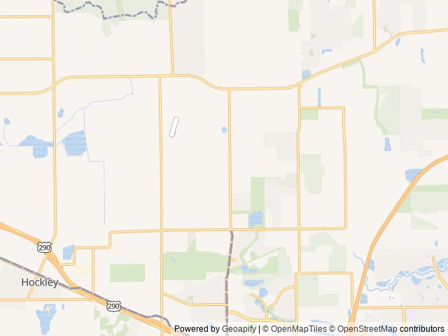 Map of B&B Paradise RV Resort location at Hockley, TX, United States