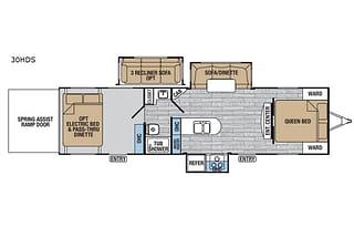 2017 Forest River RV XLR Hyper Lite 30HDS