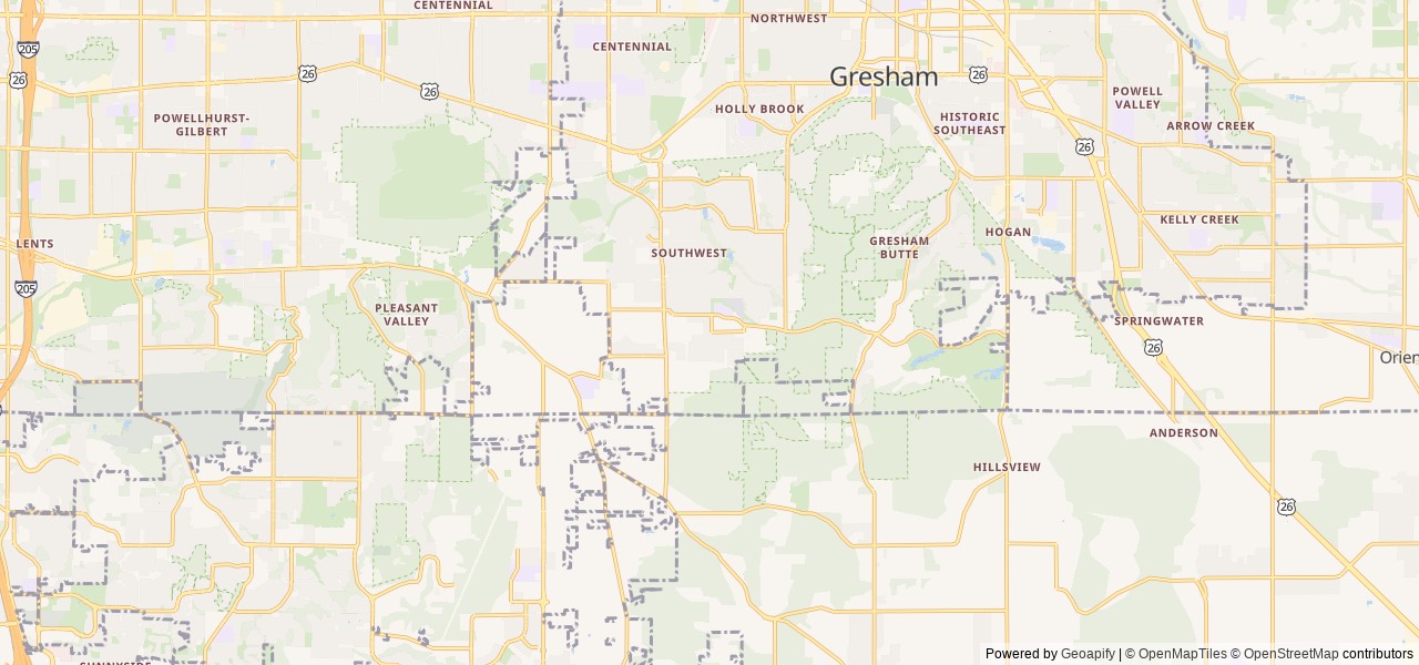 Map for 2022 Braxton Creek Free Solo Plus DIN near Gresham, WA