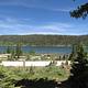 View of Navajo lake from the south side of the campground