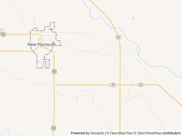 Map for Enough room for the entire family near New Plymouth, ID