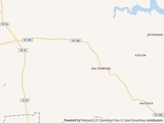 Map of Seven Springs Tiny Cabin & RV location at Smithville, TN, United States