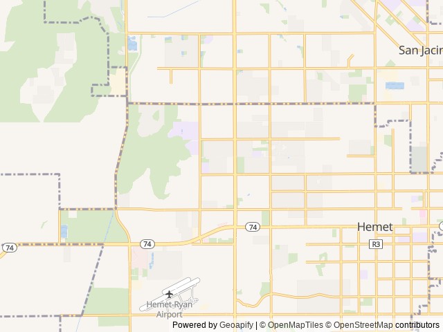 Map for Spacious!! 2021 Winnebago Minnie 2701RBS near Hemet, CA