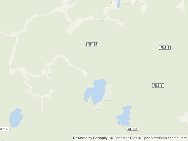 Map of Sailor Lake Pavilion location at Park Falls, WI, United States
