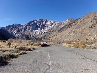 Convict Lake Campground entrance
