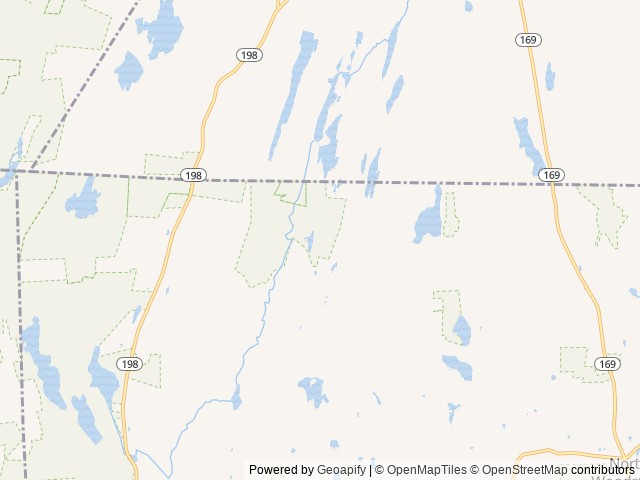 Map of Solair Recreation League location at Woodstock, CT, United States