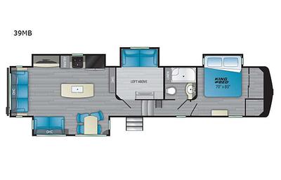 BIGHORN w/ King Master, Loft, Kitchen Island