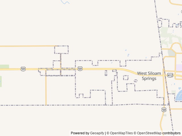 Map of Camp Ferncrest - Flint Creek location at Colcord, OK, United States