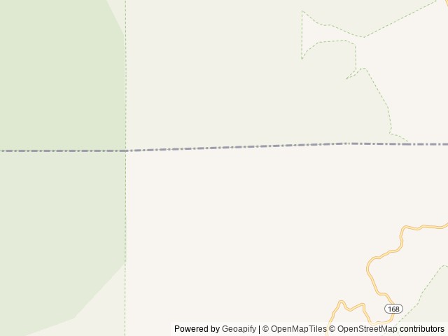 Map of Inyo Mountains location at Ridgecrest, CA, United States