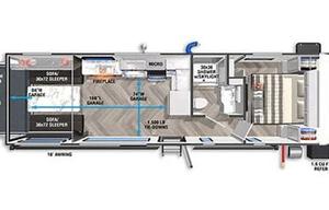 Salem FSX Platinum 270RTKX Toy Hauler