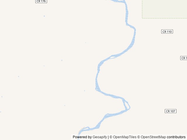 Map of Fish Ford Recreation Site location at Moab, UT, United States
