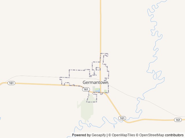 Map for Modern Bunkhouse near Germantown, MO