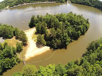 Deerlick Beach Aerial View