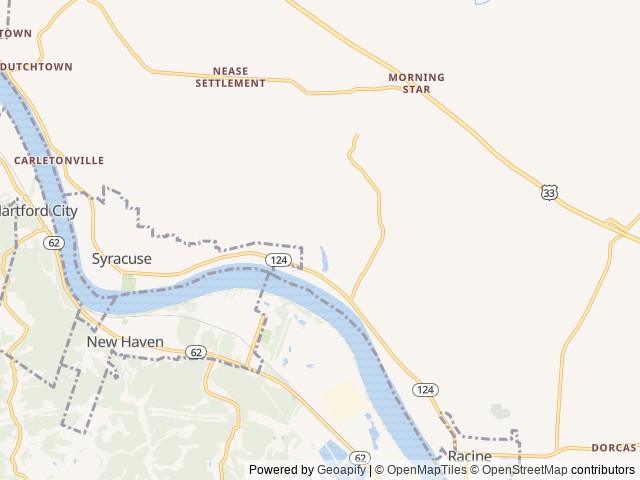 Map of Maplewood Lake Christian Campground location at Belmont, OH, United States