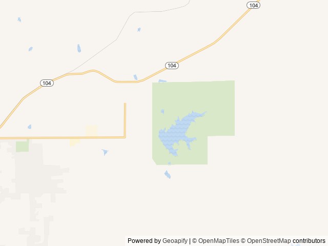 Map of Rancho Seco Recreational Park location at Herald, CA, United States