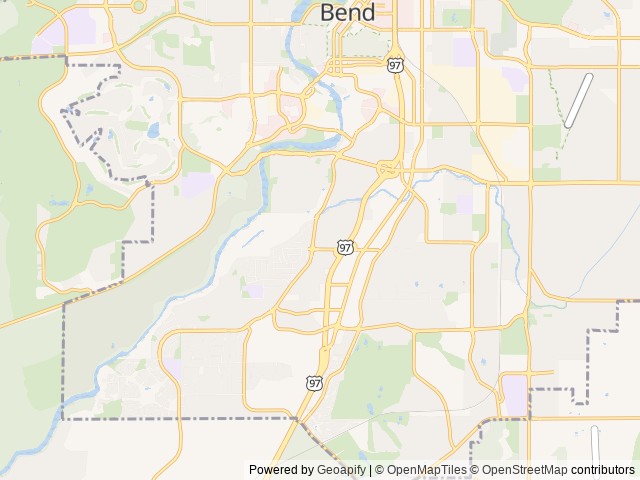 Map for 2021 Forest River RV Sunseeker 2250LE Ford near Bend, OR