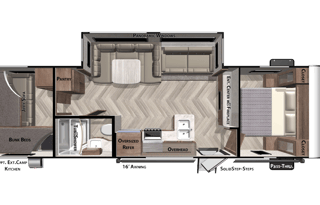 You Want This Bunk Room! 1/2 Ton Towable "R2-V2"