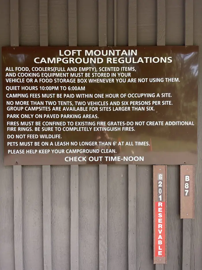 Loft Mountain Campground
