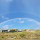 Rainbow over Oregon Inlet Campground
