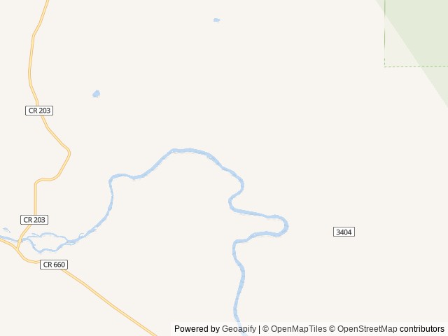 Map of Bennett Creek Campground location at Rawlins, WY, United States