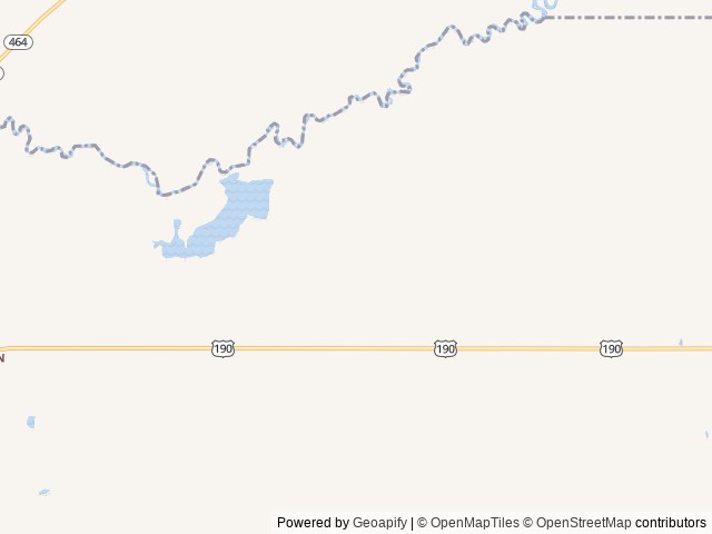 Map of Country Meadow Estates location at Merryville, LA, United States