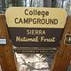 COLLEGE sign