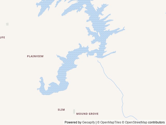 Map of Pine Creek Cove location at Valliant, OK, United States