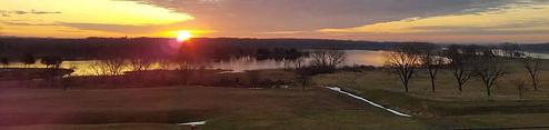 Sunrise on Lake Yankton