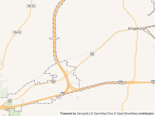 Map of WICK RV PARK OF SEGUIN location at Canyon Lake, TX, United States