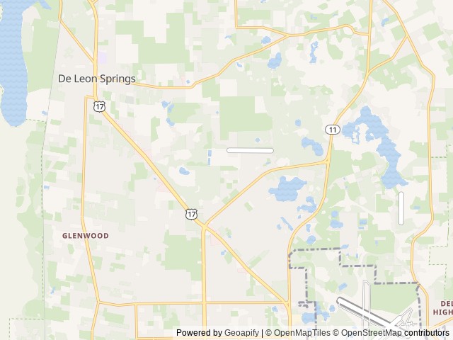 Map for 2021 Dutchmen Kodiac near DeLand, FL