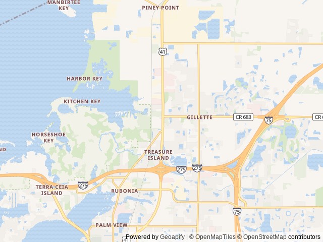 Map of Encore Terra Ceia Village location at Palmetto, FL, United States