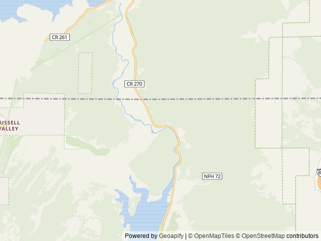 Map of Boyington Mill location at Floriston, CA, United States