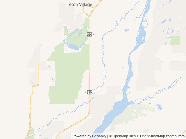 Map of Tammah location at Wilson, WY, United States