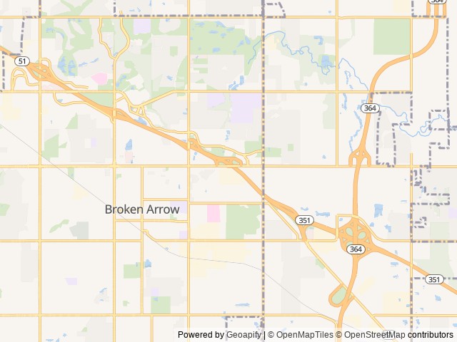 Map for 2023 Cherokee Alpha Wolf near Broken Arrow, OK