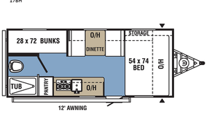 2022 Coachmen RV Clipper Ultra-Lite 17BH