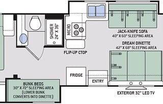 Family Bunkhouse Sleeps 8-10