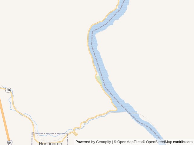 Map of Spring Recreation Site location at Vale, OR, United States