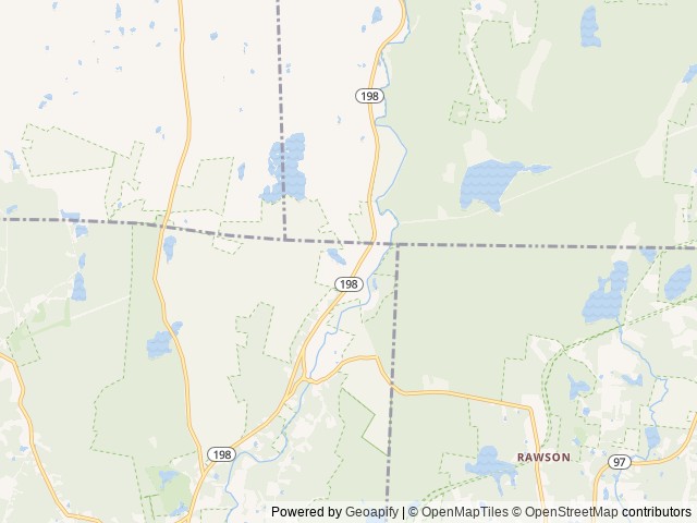Map of Nickerson Park Family Campground location at Chaplin, CT, United States