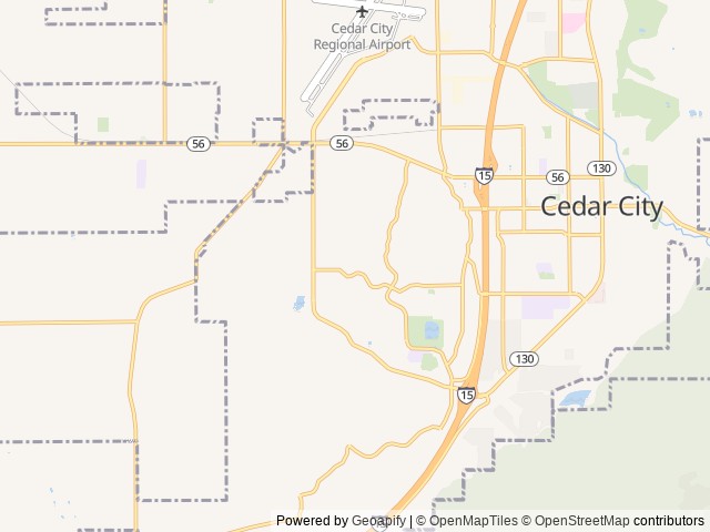 Map for 2021 Forest River RV Cherokee Wolf Pup Black Label 18RJBBL near Cedar City, UT