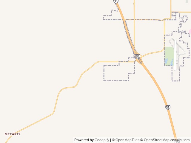 Map of Green Park RV Resort: Paul's Valley location at Pauls Valley, OK, United States