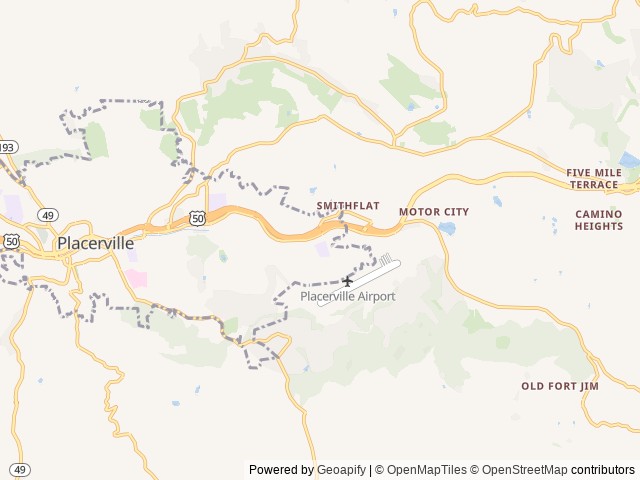 Map for 2022 Keystone RV Springdale Home Away from Home near Placerville, CA
