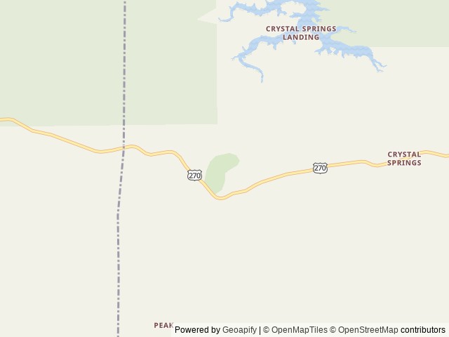 Map of Charlton Recreation Area location at Royal, AR, United States