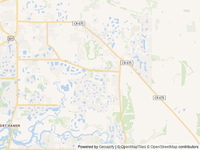 Map of Backyard Boho Bonfires - ARCHIVE location at Parrish, FL, United States