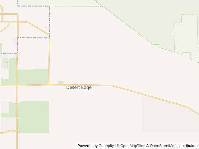 Map of Palm Springs/joshua Tree KOA location at Desert Hot Springs, CA, United States