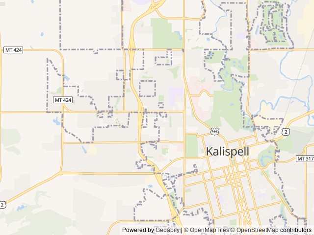 Map for Modern Family Friendly Camper (Delivery Only) near Kalispell, MT