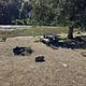 Riverside campsite at Donnelly Service Creek River Access Park 