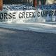 Horse Creek Campground sign